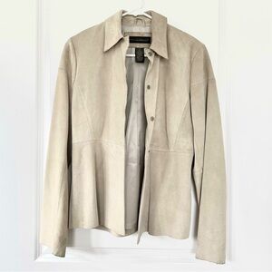 Vintage 2000’s Banana Republic 100% Leather Suede Jacket